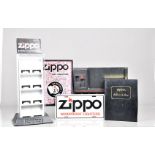 A Zippo Lighter Display case, the lockable case with room to display eight Zippo Lighters,