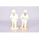 A Limited Edition Bairstow Manor standing figure of Winston Churchill, Man of the Century, 425/
