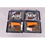 Two Rohm Blank-Signal Pistols, 6mm, both unused, with retailer's hard case carry cases