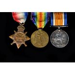 A WWI Royal Engineers trio, awarded to Driver Robert Howes (18923), comprising 1914 Mons Star,