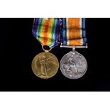 A WWI Royal Engineers duo, awarded to Sapper S. J. E. Fudge (504523), comprising Victory and War