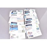 A collection of approximately 100 Concorde related First Day Covers, 1970s/80s, including Upper