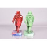 Two Bairstow Manor Pottery Man of the Century Centenary Club Limited Edition Figures, A Man in a