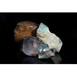 A group of World Minerals, comprising Jasper (1kg), Aventurine (769g), Black Agate (477g) and