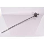 An 1896 German Heavy Cavalry Troopers sword, with 90cm long single fuller blade, with maker's