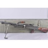A Deactivated Italian Bren MkII 30-06 cal Light Machine Gun, serial PS181, complete with