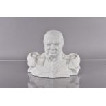 Michael Sutty, Sir Winston Churchill porcelain bust, from the Military and Naval Bust series,