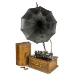 An Edison Triumph phonograph, Model A, No. 34886, now with Combination pulley, Diamond B