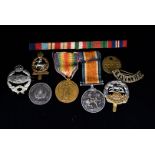 A WWI Wiltshire Regiment duo, awarded to Private Alfred J Annetts (33274), who was also part of