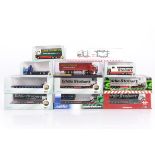 Oxford Diecast Eddie Stobart and James Irlam Haulage Vehicles, all cased with card sleeves or