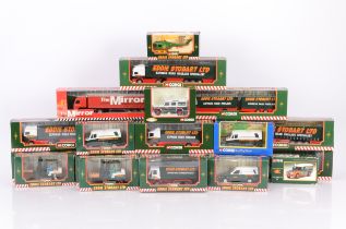 Corgi Eddie Stobart Diecast Haulage and Delivery Vehicles, a boxed group includes nine articulated