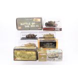 WWII and Later Tanks, a boxed/cased group, Corgi CC60504 Battle of the Bulge Tiger (minus commanders