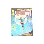 Curtis Comics Marvel Preview Star-Lord, No 4 first appearance of Star-Lord, F-G old price label to