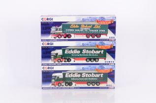 Corgi Eddie Stobart Diecast Haulage Vehicles, three boxed 1:50 scale Hauliers of Renown limited