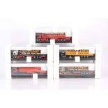 Corgi Eddie Stobart and Other Diecast Haulage Vehicles, five 1:50 scale examples Modern Trucks all