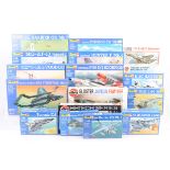 Revell and Airfix Military Aircraft Kits, a boxed collection of mainly jet aircraft, 1:72 scale