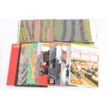 Hornby 00 Gauge Catalogues 1997-2017 plus various Track Plans and 50th Anniversary Hardback,