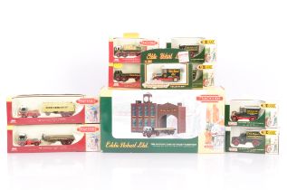 Eddie Stobart Vintage Haulage and Delivery Vehicles by Corgi and Lledo Days Gone, all boxed