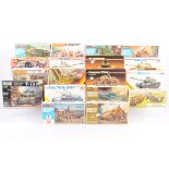 WWII Military Vehicle Kits, all boxed, 1:72 scale examples, Humbrol HK 72210 Sturmpanzer, HK 72203