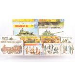 WWII and Later Military Vehicles and Figures, a boxed collection 1:35 scale, Italeri 208 Patton