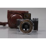 A Lumiere Super Eljy Sub Miniature Camera, type 3, shutter working, body G, some brassing to