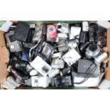 A Tray of Compact Digital Cameras, manufacturers include Nikon, Panasonic, Canon, Samsung, Fujifilm.