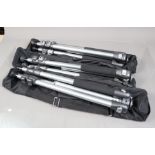 Three Calumet CK6200 Aluminium Tripods, all VG, all in Calumet bags,