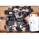 A Group of Sony Digital Cameras, a Sony NEX 3 body, with battery & charger, a NEX 5, with 18-55mm