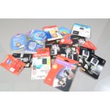 A Selection of Memory Cards, various sizes, from 2GB to16GB, manufacturers include Scandisk,