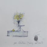 Cesar by Pierre Restany, with a signed drawing by the artist, together with a finger print