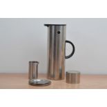 Arne Jacobsen (1902-1971) for Skelton, stainless steel coffee wares, comprising a Coffee pot, 30cm