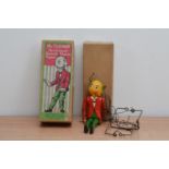 A c.1950's 'Mr Turnip' metal hand painted puppet, The Children's Favourite Television Puppet', by