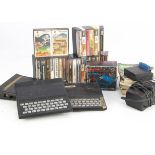 Sinclair ZX81 Personal Computers, three computers with 16K Ram (2), one in original box, power pack,