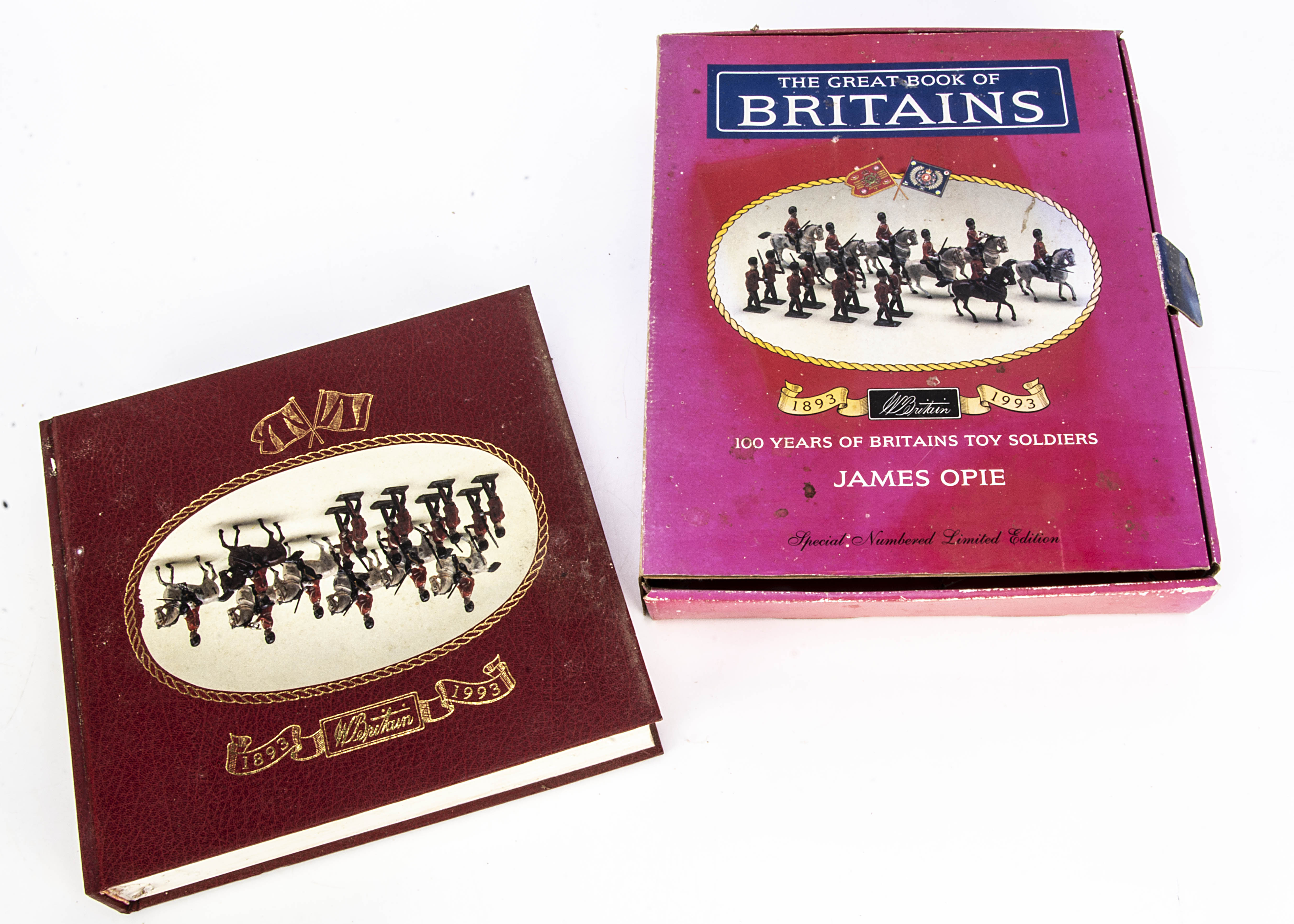 Copy of 'The Great Book of Britains' by James Opie, the illustrated front photo label has been