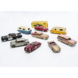 Dinky Toy Cars & Caravans, 258 U.S.A Police Car, in original box, loose 145 Singer Vogue, 107