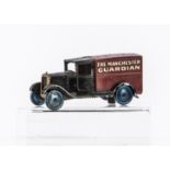 A Pre-War Dinky Toys 28c 'Manchester Guardian' Delivery Van, type 1, 'Meccano Dinky Toys' cast to