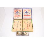 Authenticast approx 0 Gauge boxed Figures and British Flat figures and German Flat Motorcycle,