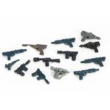 Original Vintage Star Wars Blasters, Bespin Blaster (4), Rebel Blaster (3), Jawa Blaster, Pilot