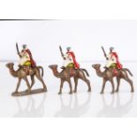 Wendla of Blandford aluminium French Foreign Legion Legionnaires on camels (3), 1 early version