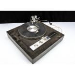 Garrard Record Deck 401, a Garrard 3 speed Record Deck 401, two tone arms, used condition visually