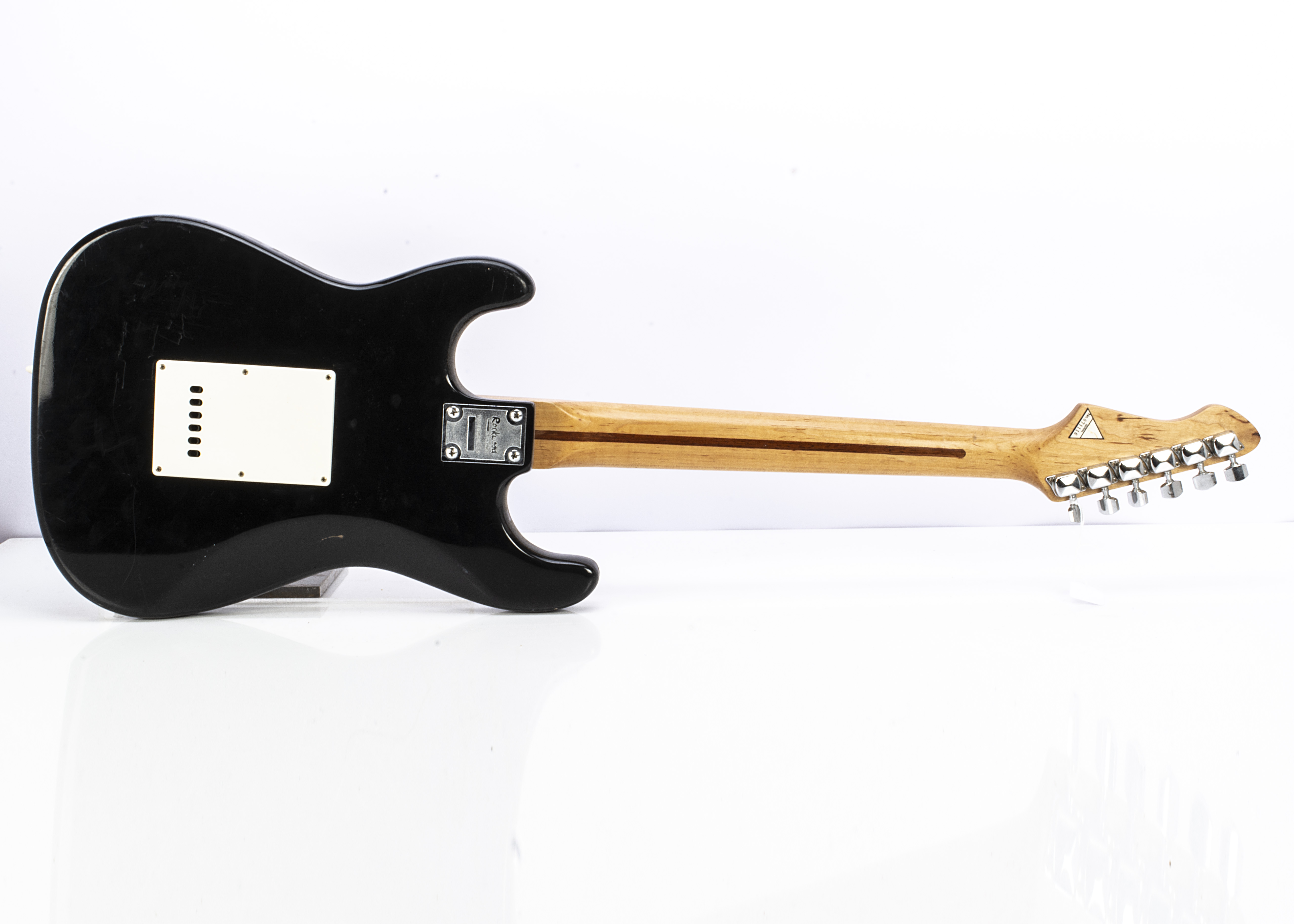 Electric Guitars, two guitars comprising a Rockwood by Hohner model LX 90L with tremolo arm together - Image 4 of 8