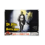 Dr Jekyll and Sister Hyde / Blood From The Mummy's Tomb Quad Poster, a 1971 UK Quad cinema poster,