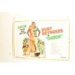 UK Quad cinema posters, five UK Quad Posters comprising Gator (1975) with McGinnis illustration, The