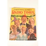 Radio Times Christmas Magazines 1924, a copy of the 1924 Christmas Radio Times, some spine wear,