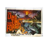 The Land That Time Forgot Quad Poster, The Land That Time Forgot (1974) UK Quad cinema poster,