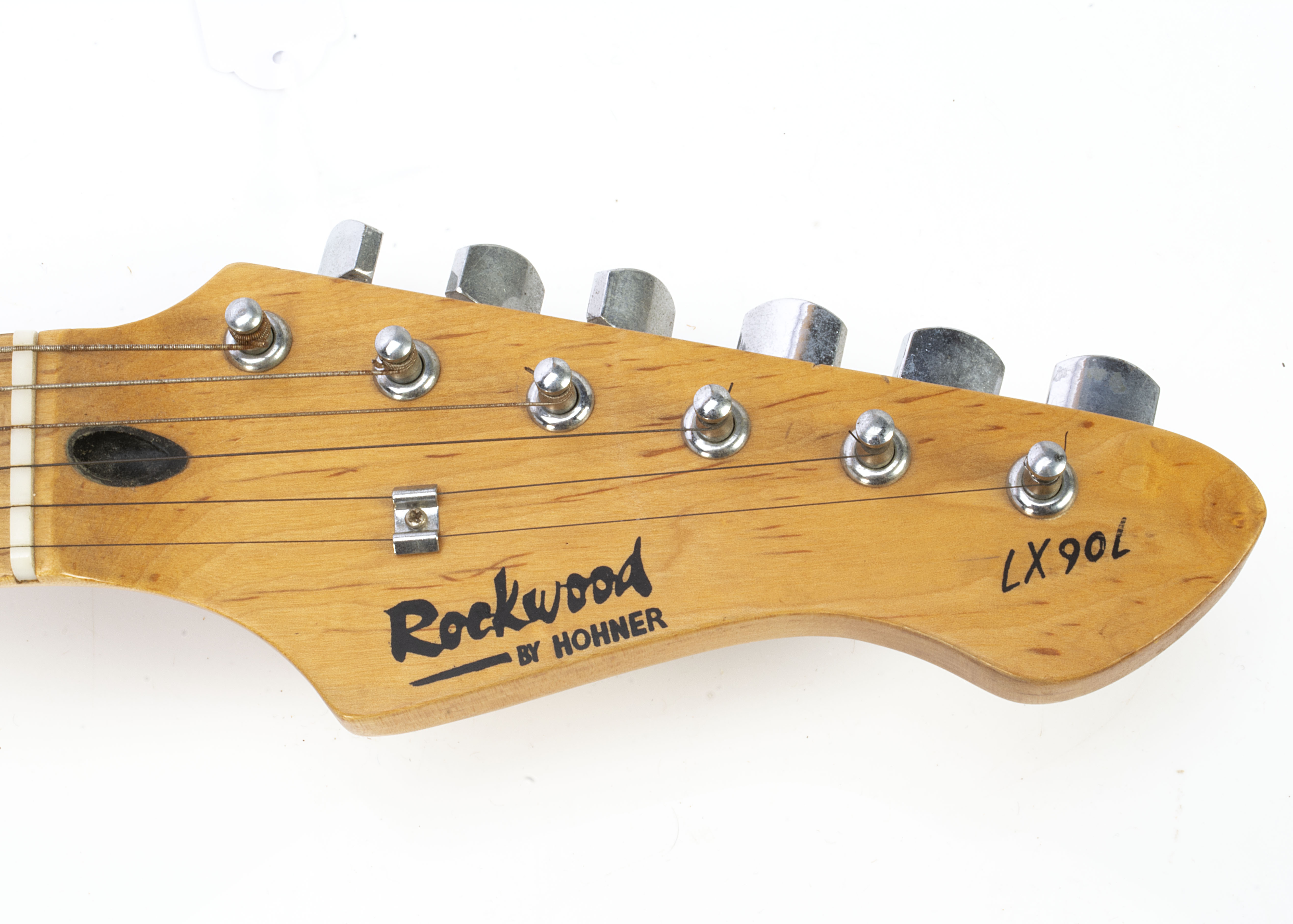 Electric Guitars, two guitars comprising a Rockwood by Hohner model LX 90L with tremolo arm together - Image 2 of 8