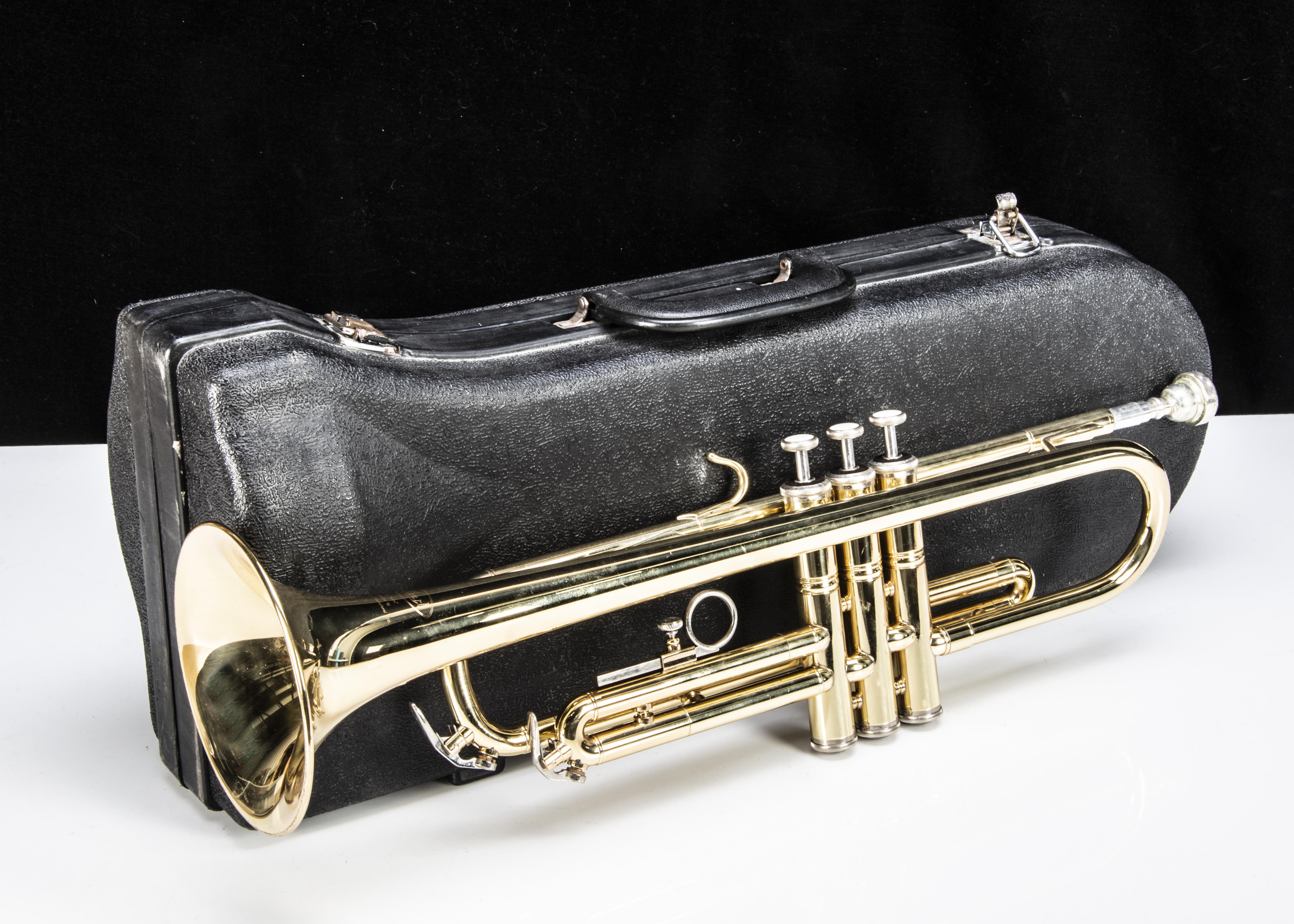 Elkhart Trumpet, an Elkhart 300 series Trumpet (ML 27738) supplied by