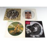 Picture Disc LPs, four Picture Disc Albums comprising Simple Minds - Once Upon A Time (Diecut