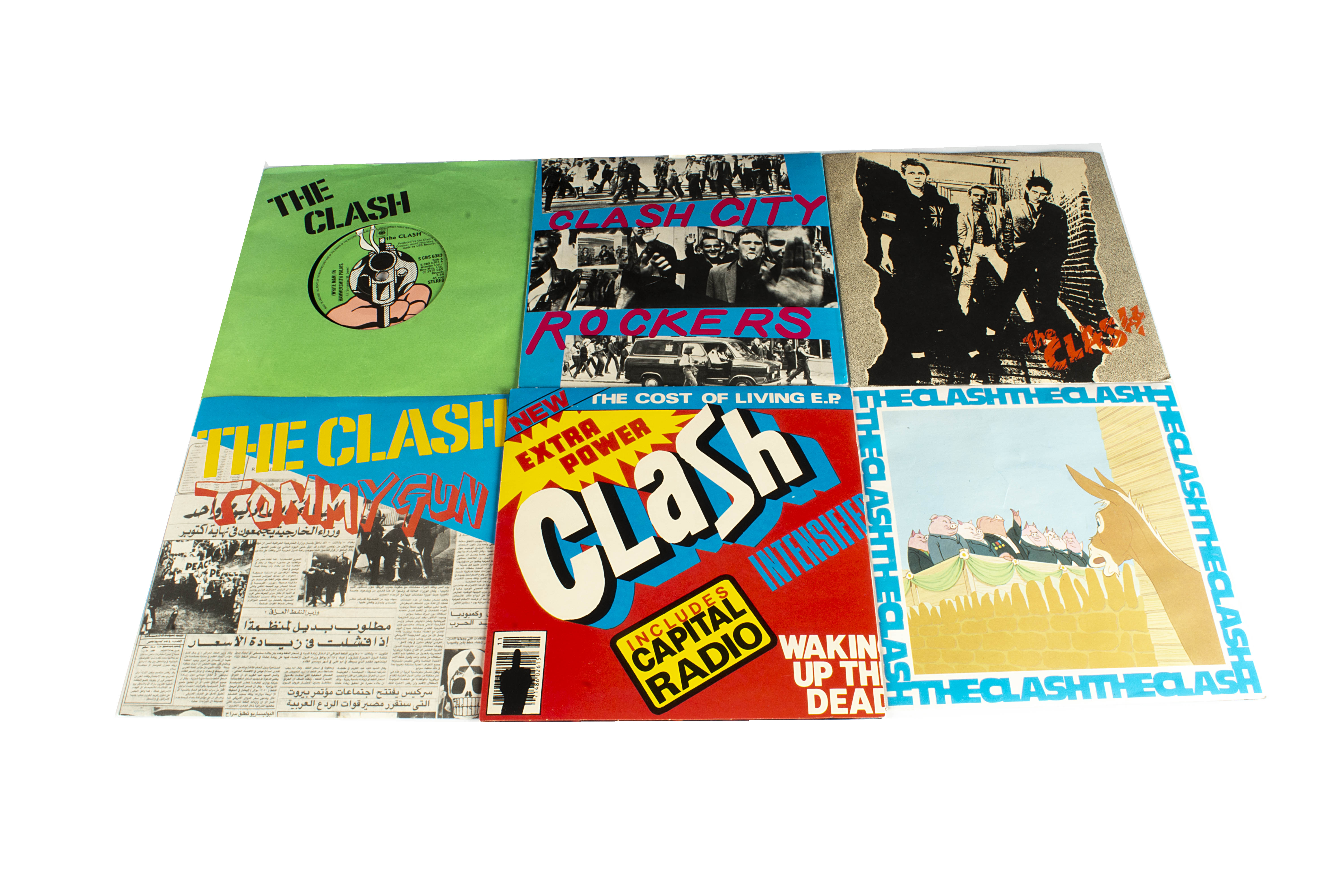 Clash 7" Singles, thirteen singles comprising White Riot, Remote Control, Complete Control, Clash