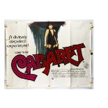 Cabaret UK Quad cinema poster, UK Quad Cinema Poster (1972) starring Liza Minnelli in the pre-War